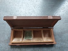 Boîte timbres 1930 bois - boÎte,