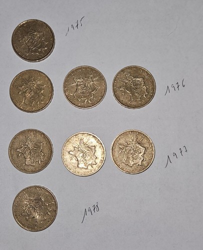 Lot pièces 10 francs - pièces,
