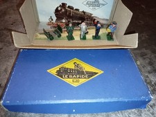 Train échelle 0 - Boite de 4 Figurines + chariot - LOUIS ROUSSY LR ref 4041-A