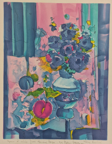 Lithographie tony agostini - lithographie,