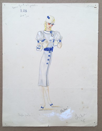 Dessin original aquarelle art - aquarelle,