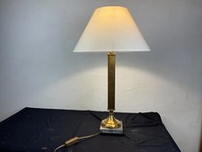 Lampe de bureau,Pied de lampe colonne style Empire, en laiton