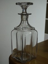 BACCARAT ANCIENNE CARAFE POUR CAVE A LIQUEUR EN CRISTAL MOULER 19 EME