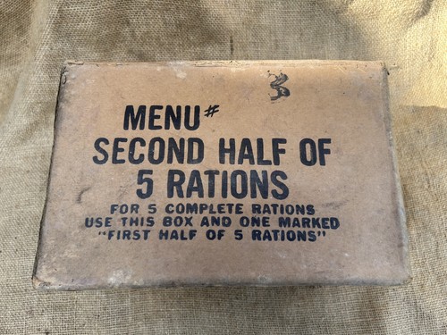 Petit carton ration second - petit,