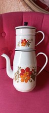 Cafetière émaillée vintage