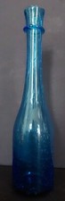 Bouteille en verre soufflé bullé Biot XXème petit modèle