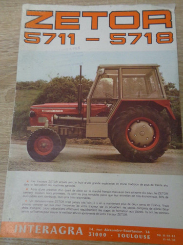 Tracteur brochure - -,