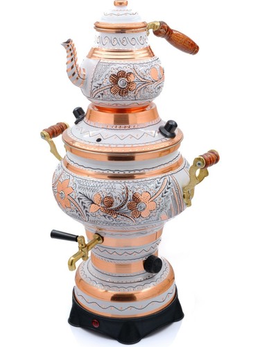 100 cuivre samovar blanc - samovar, tea