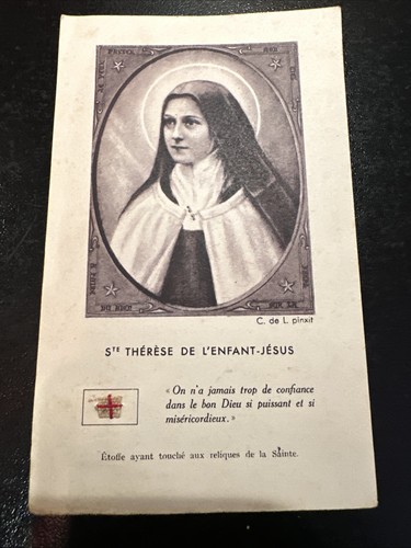 Rare relique thérèse de - st,