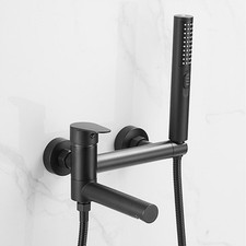 Ensemble Robinet de Baignoire Design Ergonomique avec Douche à Main pour Confor