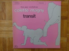 TRES RARE LP COLETTE MAGNY  " TRANSIT  "   1975  FREE JAZZ WORKSHOP