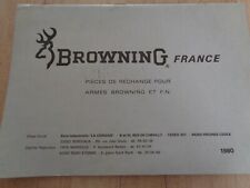 CATALOGUE D' ARMES BROWNING