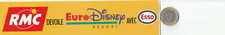 AUTOCOLLANT . EURO DISNEY RMC ESSO