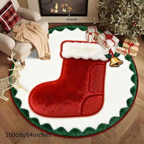 Tapis rond noël - rond,