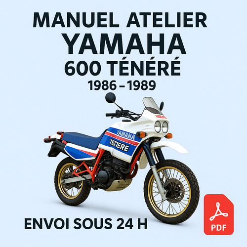Manuel atelier yamaha - yamaha, 600