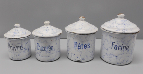 Anciens pots epices tôle - pots,