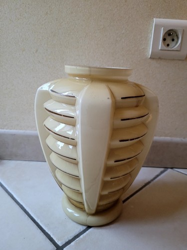 Vase opaline art deco - opaline,
