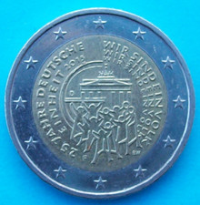 PIÈCE DE MONNAIE 2 EUROS 2015 F ALLEMAGNE RÉUNIFICATION ALLEMANDE