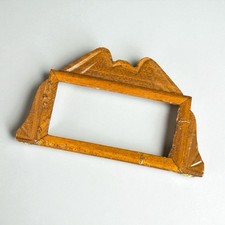 Tableau Miroir Miniature vintage cadre bois maison de poupée déco murale