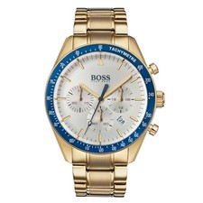 Montre Homme Boss Tropy 1513631 Chronographe Acier Inoxydable Doré, 44Mm