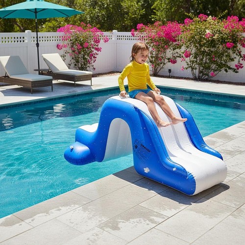 Toboggan gonflable pour