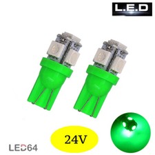 2 ampoules à LED smd W5W  T10