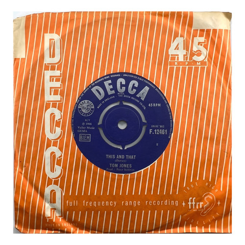 Vinyle tom jones city girl - vinyle,