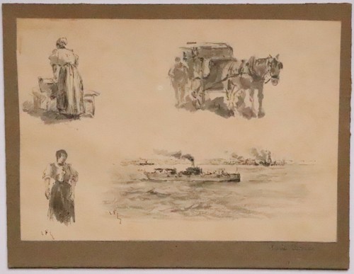 Louis favre peinture feuille - louis,