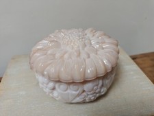 Ancienne Boite Fleur en opaline