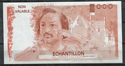 Billet 000 francs balzac - billet,