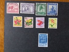 Congo Belge Lot De 9 Timbres
