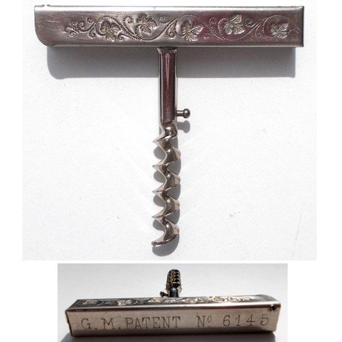 Ancien tire bouchon 1892 - tire-bouchon,