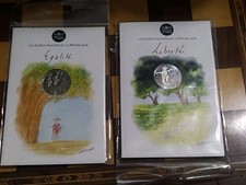 2 pièces de 10 € collection de la Monnaie de Paris, représentant le thème de la