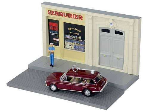 Simca 1501 break diorama - break,