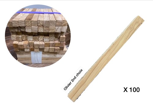 Lot 100 carrelets olivier - carrelets, d’olivier
