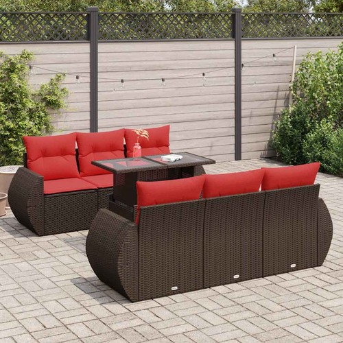Salon jardin avec - de, coussins