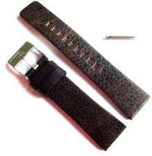 DIESEL Bracelet En Cuir Original De Remplacement DZ1782 Pour Montre Marron 23 Mm