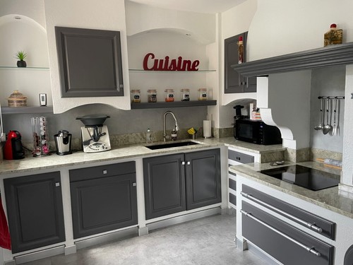 Meubles cuisine avec portes - de,