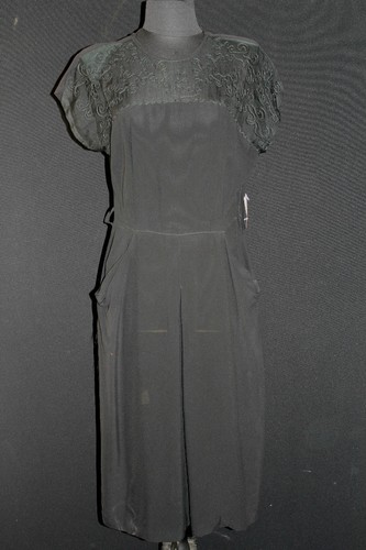 Robe rayonne noire - robe,