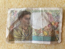 Ancien Billet 5 Francs Berger 1947