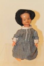 Petite poupée marcheuse mécanique en celluloid