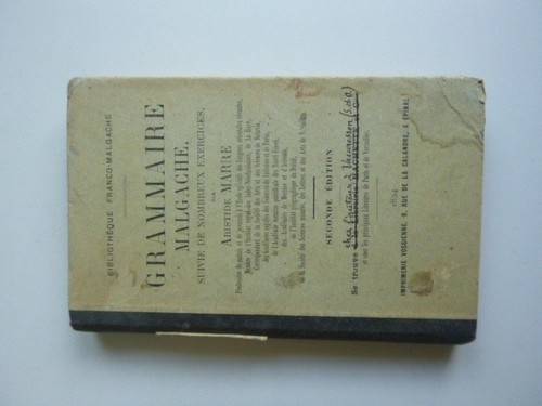 Grammaire malgache - grammaire,