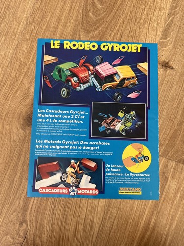 Publicite vintage 1978 meccano - publicite,