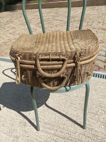Ancien panier pique nique
