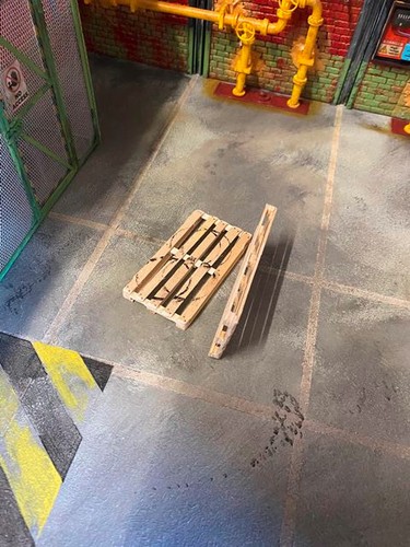élément diorama palette - , bois