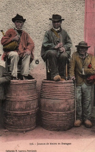 Cpa folklore - 56, (morbihan)