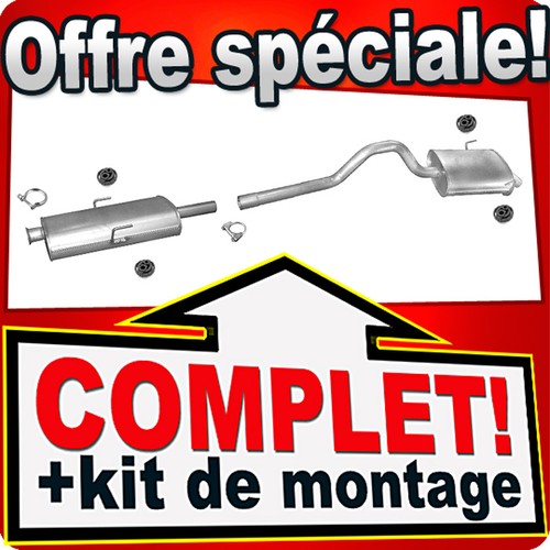 Ligne pot échappement pour - ligne,