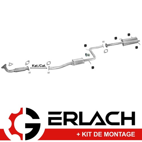 Echappement silencieux pour