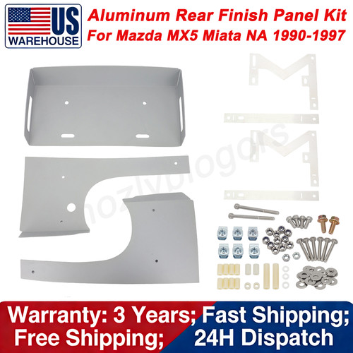 Aluminum rear finish panel - rear,