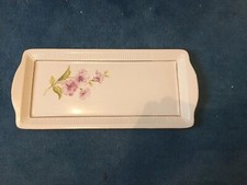 Ancien plat à cake faïence